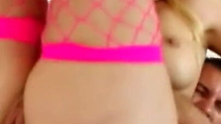 Big ass blonde enjoy anal riding