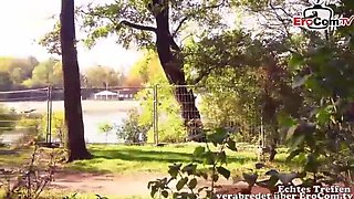 Skinny German MILF Jacqueline-X Gets Picked Up & Creampied in Bareback POV Fuck