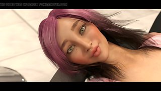 Futanari fuck girl, helping, big cock futanari