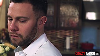 Steamy strange girl came and fucks couple