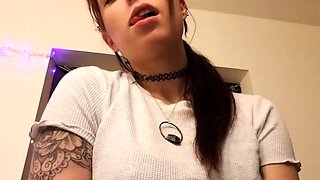 Hard Nipple Clamps on Perky Tits