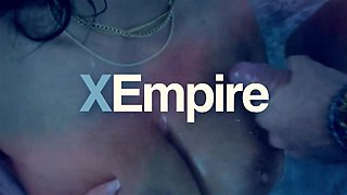 Seductive redhead PAWG grinds endless black inches in superb anal tryout