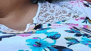 Flashing My Titty Outside!