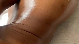 Ebony with Big Oiled Ass