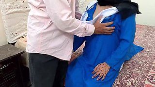 Desi Muslim Hijab School Girl QueenbeautyQB Hardcore Sex in Hindi