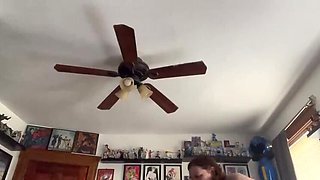 Petite British babe squirts all over chubby man's belly in cowgirl position - intense orgasm!