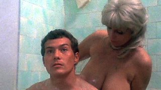 Blond With Big Boobs Sucking Her Mans Big Hard Dick