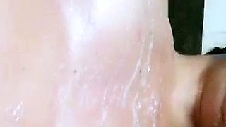 Amateur striptease and Solo masturbation