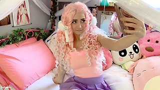 EGIRL FILMS HER FIRST PORNO - INDIGO WHITE