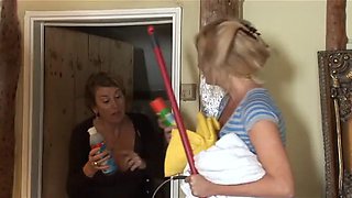 Maid Fucks Son After Stepmother Leaves