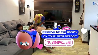 Caught cheating hubby filming molten milf blond in front of