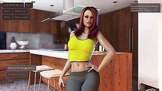 Cheating wives play adult games while getting touched
