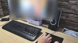 I Watch Porn Videos to Get Excited, I Come Across a Bisexual Video Where a Guy Gets Fucked and I Get off with My Dildo