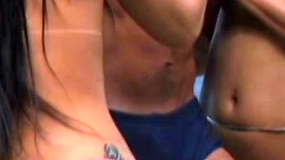 Brunette hardcore blowjob