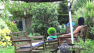 Outdoor park slut fucked by XXL cock