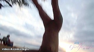 Kenzie Reeves in Kenzie Hits The Nude Beach, But Needs Your Cock All The Time - ATKGirlfriends