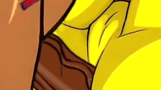 Married Housewife Gets Fucked in a Dirty Toilet. Cartoon Parody