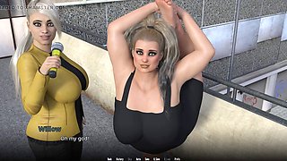 Cartoon fantasy threesome with Misskitty2k and lots of animated pleasure