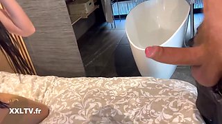 Clea Gaultier And Brunette Babe In Sex In A Hotel Room