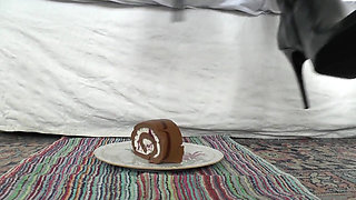 Smoking Mistress and Delicious Dessert From Boot Soles, POV Clip, Lady Victoria Valente