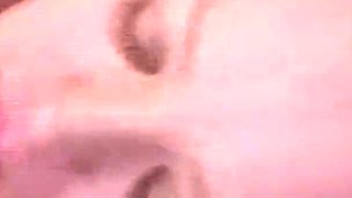 Horny bbw gets her pussy wet with a dildo for her bf