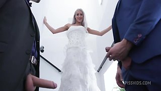 Slammed brides Wet, Veronica Leal, ATM, DAP, Extreme Deepthroat