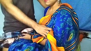 Desi Bhabhi Tirsha Hot Sex with Devar - Blowjob Doggy Style Fucking in Bengali