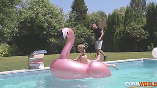 Insatiable teen babe Alecia Fox swallows his cock before being fucked deep GP986