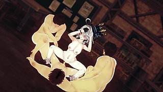 Genshin Impact Furina Orgy 3D Hentai Animation