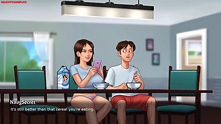 Deepthroat Blowjob From Super Hot MILF - Summertime Saga 3D Animated Porn Game