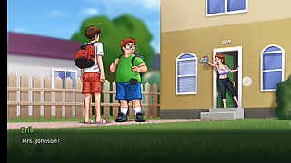 Summertime saga game america and Canadian step mom love german dirty mom