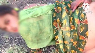 Village Bhabhi Fucked by Daver Outdoor in the Jungle