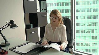 The Office Got Boring And Emma Decided To Entertain Herself Sex Movies Featuring Diapers Days