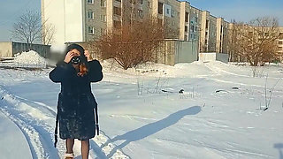 Winter has come! And that means it's time to walk in a fur coat!