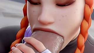 Brigitte's First Date Gone Wrong - Anal & Creampie 3 Times in a Row Overwatch 3D Animation