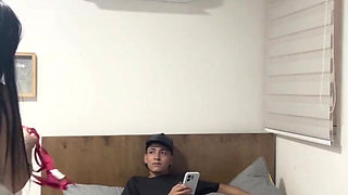 Stepsister Asks Her Stepsister for a Favor and Ends up Seducing Him