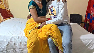 Indian Desi Beautiful Stepsister Sex with Step Brother with Dirty Talk