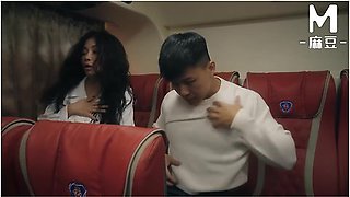 Repressing Sounds While Savoring The Thrill Of Secret Sex On The Bus With Song Nan Yi