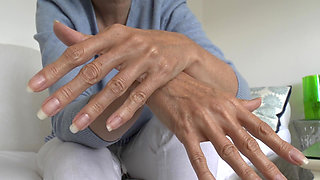 Elegant Summer Hands and Long Fingernails, Presented by Lady Victoria Valente