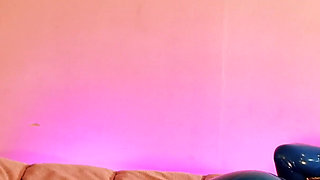 Latex bondage escape, sexy MILF submissive in rubber with gag