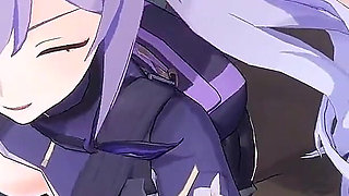 Genshin Impact - Keqing Hot Sex Scenes in Multiple Positions - 3D Hentai Animation
