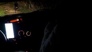 Girlfriend In Heels Fucks Stranger Outdoors In A Car