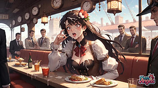 Creamy Steampunk Seduction: Maid's Whipped Cream Explosion