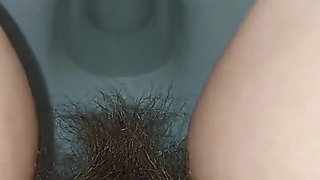 Pissing Woman, Hairy Pussy Pissing