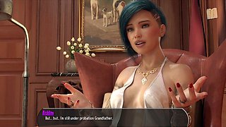 3D erotic story featuring a hot brunette with big boobs