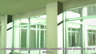 Teacher fucks her collagen - hentai