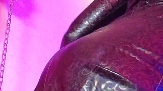 Dominatrix Eva Latex Femdom BDSM Mistress Fetish Dress High Heels Big Ass MILF Hot Rubber