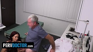 Thick and big boobed nurse and patient Natasha Nice & Crystal Chase share medic's penis - perv doctor