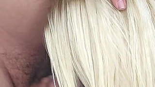 Cute Blonde Sucking Stepdads Cock