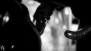 Rubber Bitch Pegged Mercilessly - Black and White Edition (1080p Full HD)